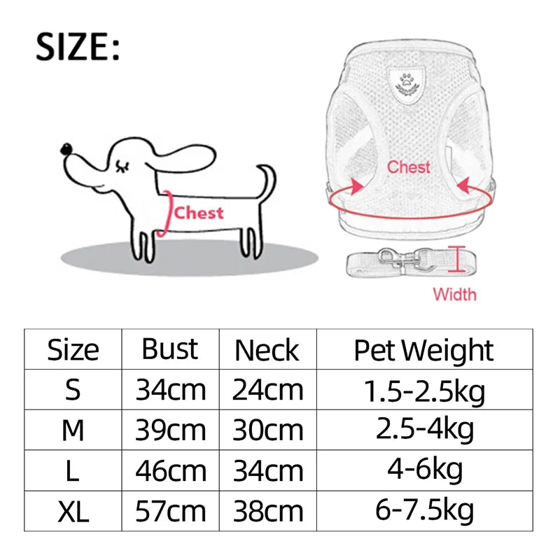 Dog Harness for Small Dogs Cats