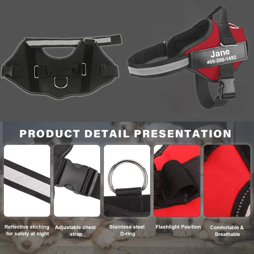 Dog Harness NO PULL Reflective Breathable