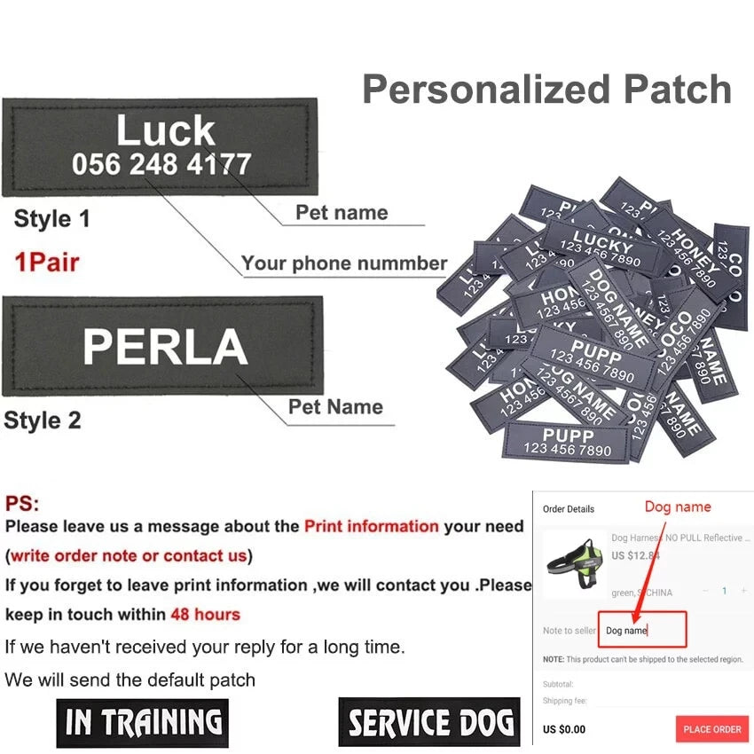 Dog Harness NO PULL Reflective Breathable
