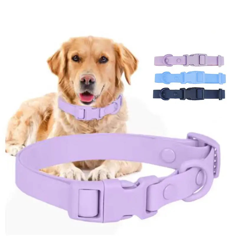 Macaron Colored Dog Pet Collars High Quality Waterproof
