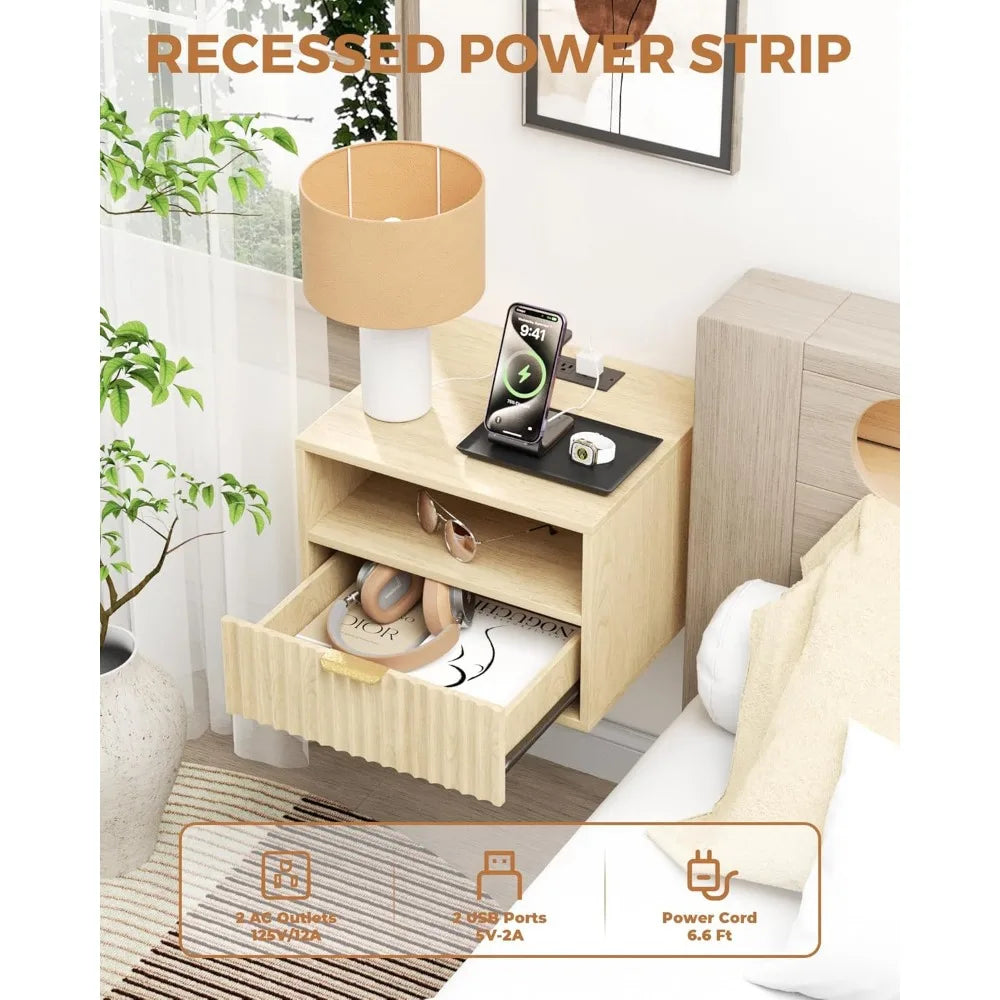 Floating Nightstand Set of 2