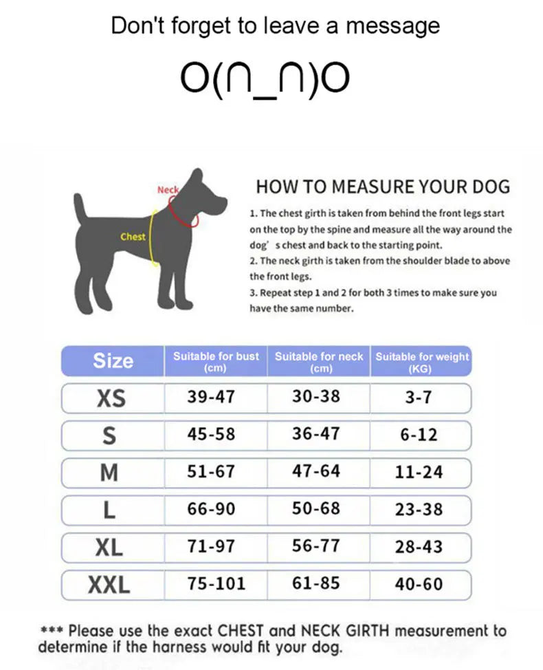 Dog Harness NO PULL Reflective