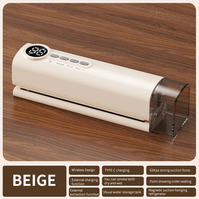 3 in 1 Eletric Vacuum Packer Small Sealing Machine For Sealing Degasser Home And Kitchen