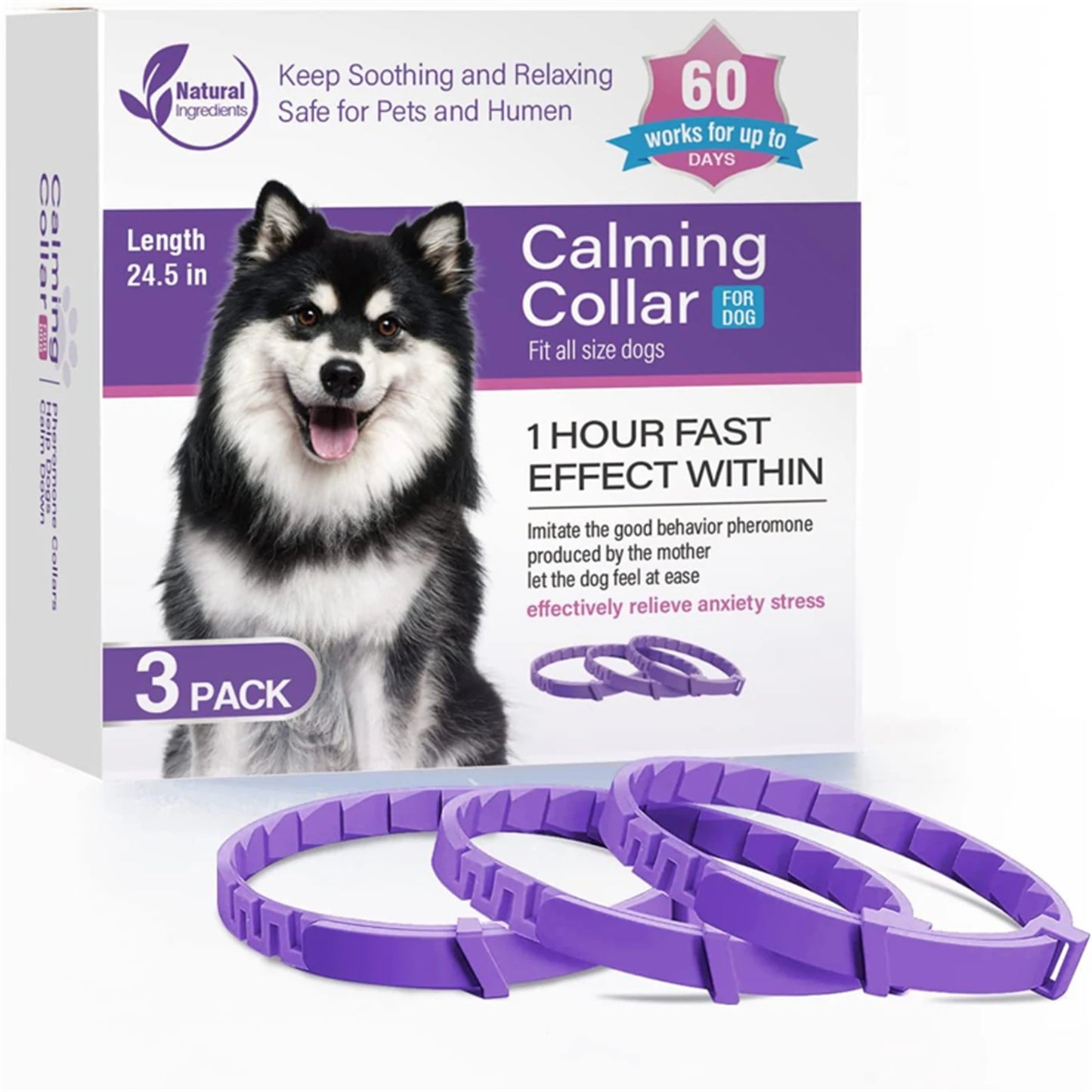 1/2 Pc Dog Calming Pheromone Collars