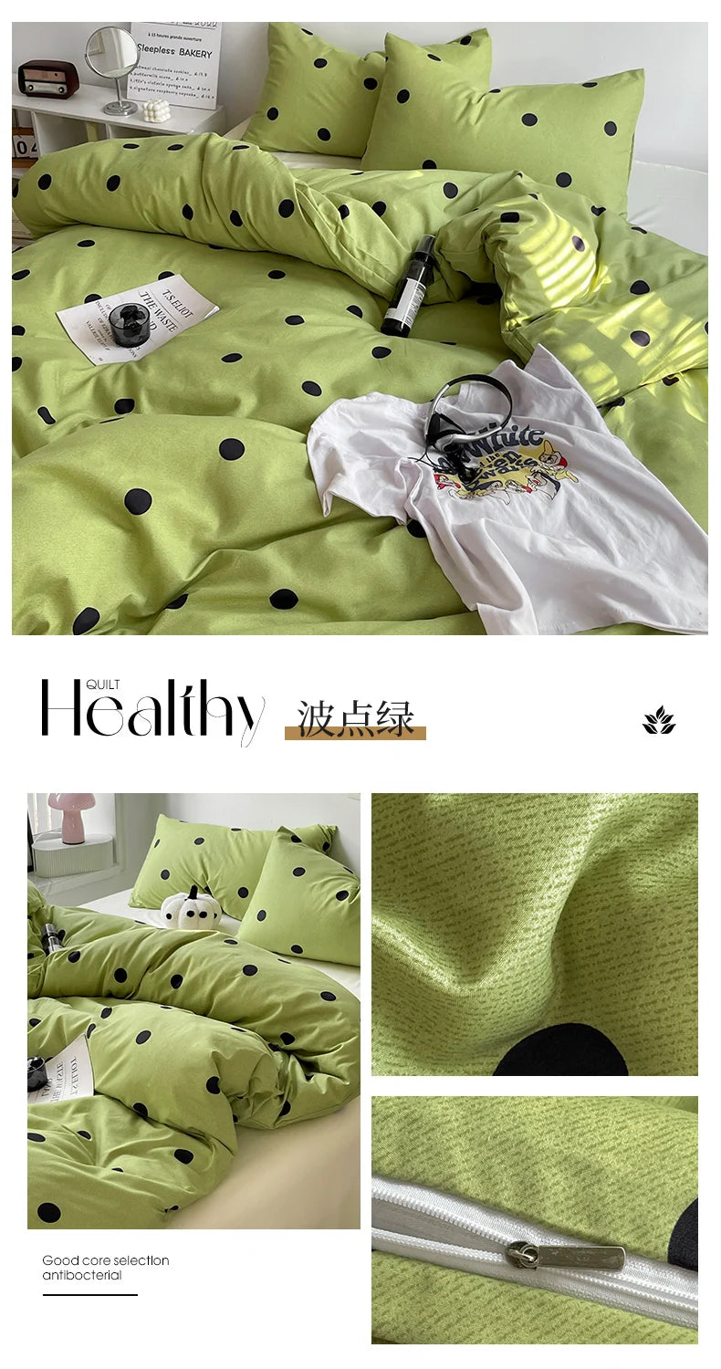 Stripe Bedding Comforter Set with Pillowcase bed sheet