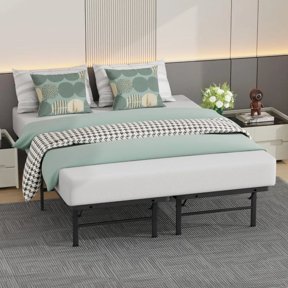 Queen Bed Frame Metal Platform Bed Frame