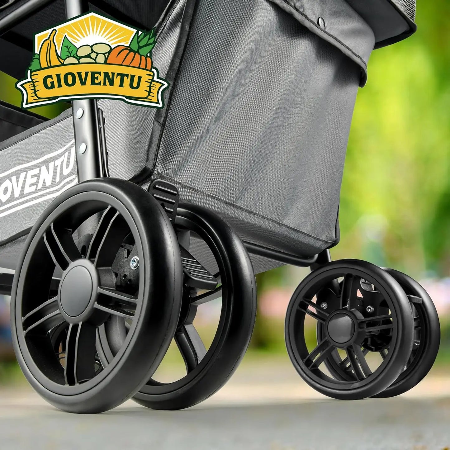 𝐈𝐦𝐩𝐫𝐨𝐯𝐞𝐝 𝐕𝐞𝐫𝐬𝐢𝐨𝐧 Folding Shopping Cart for Groceries,