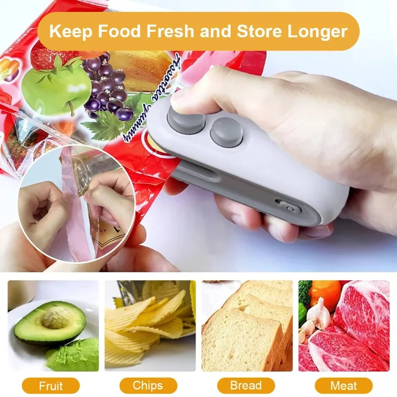 Vacuum Bag Sealing Machine and Food Packaging Heat Sealer For Home