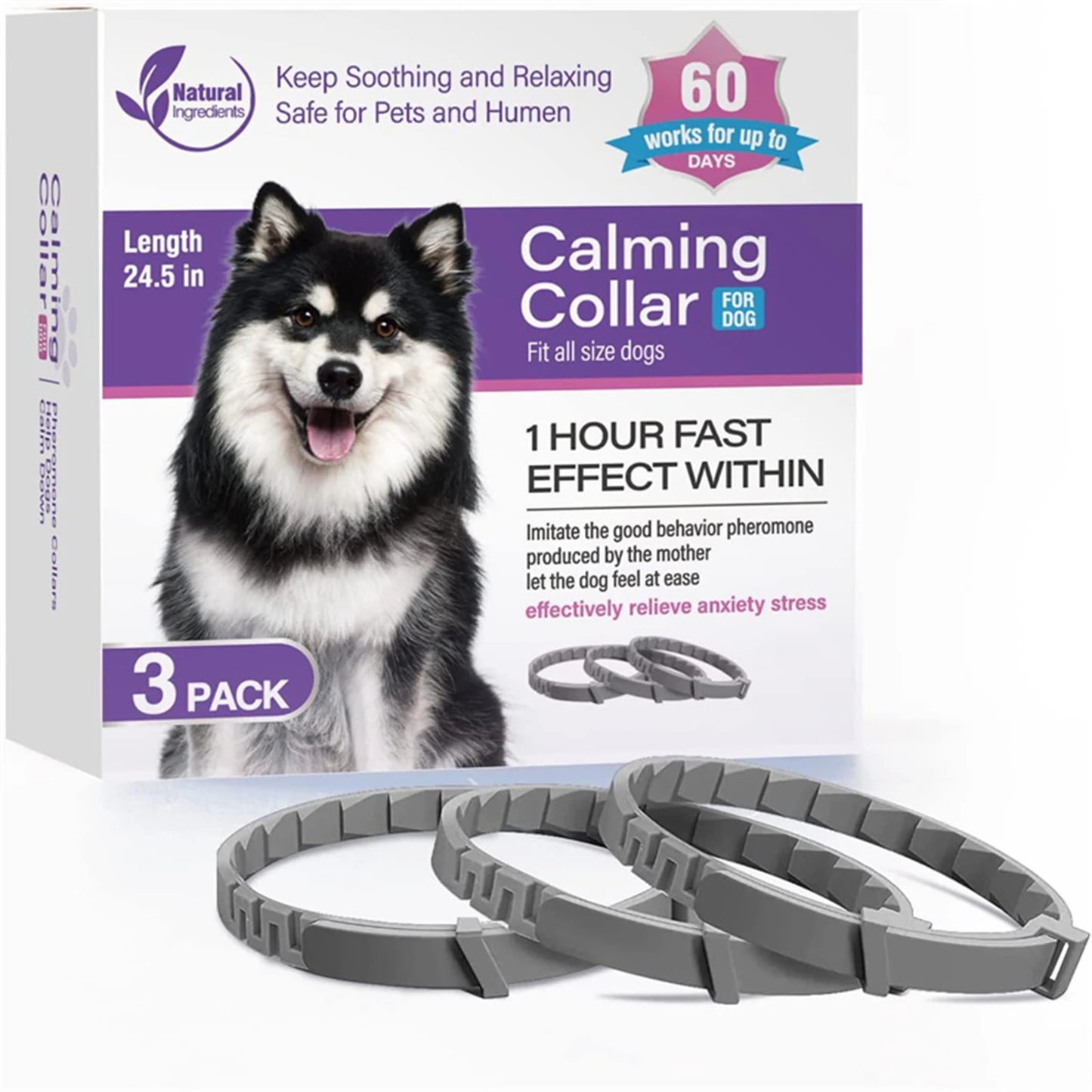 1/2 Pc Dog Calming Pheromone Collars