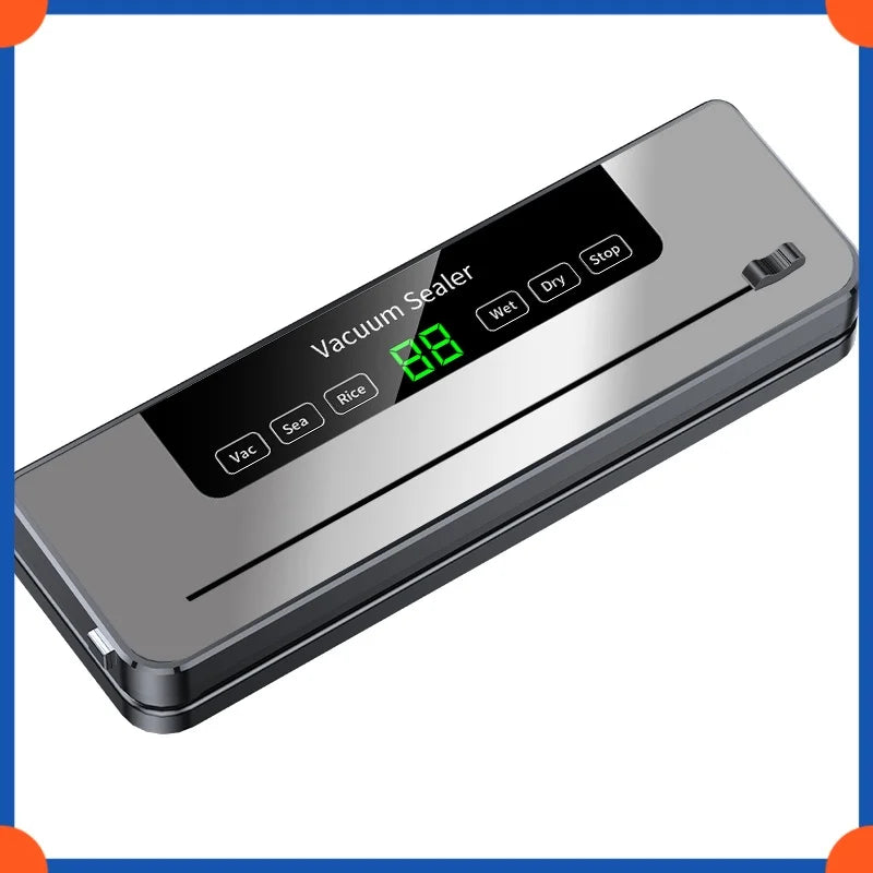 Vacuum Sealer Kitchen Food Storage , Machine Built-in Cutter