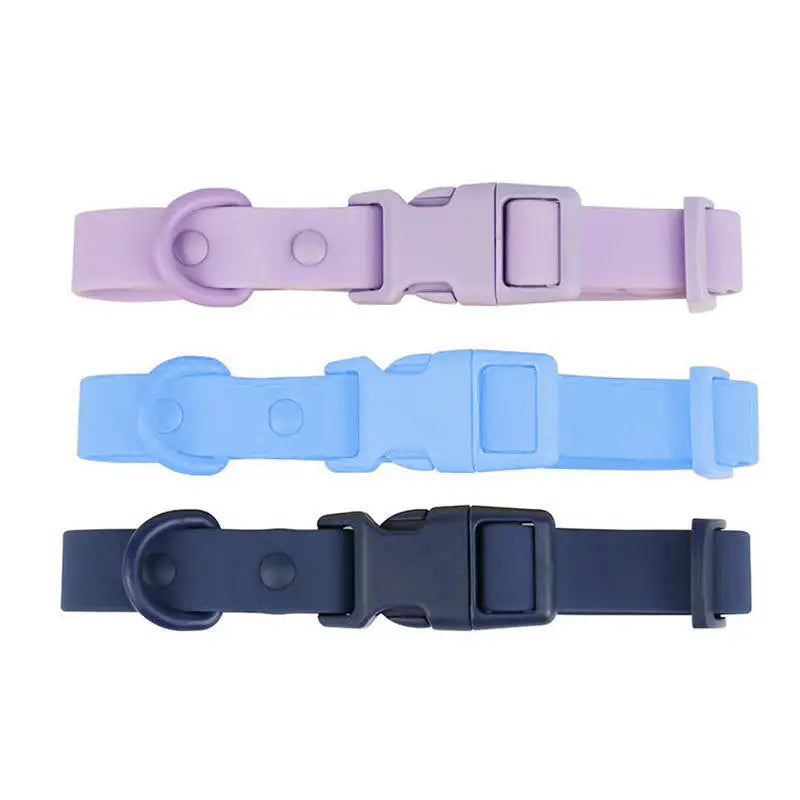Macaron Colored Dog Pet Collars High Quality Waterproof