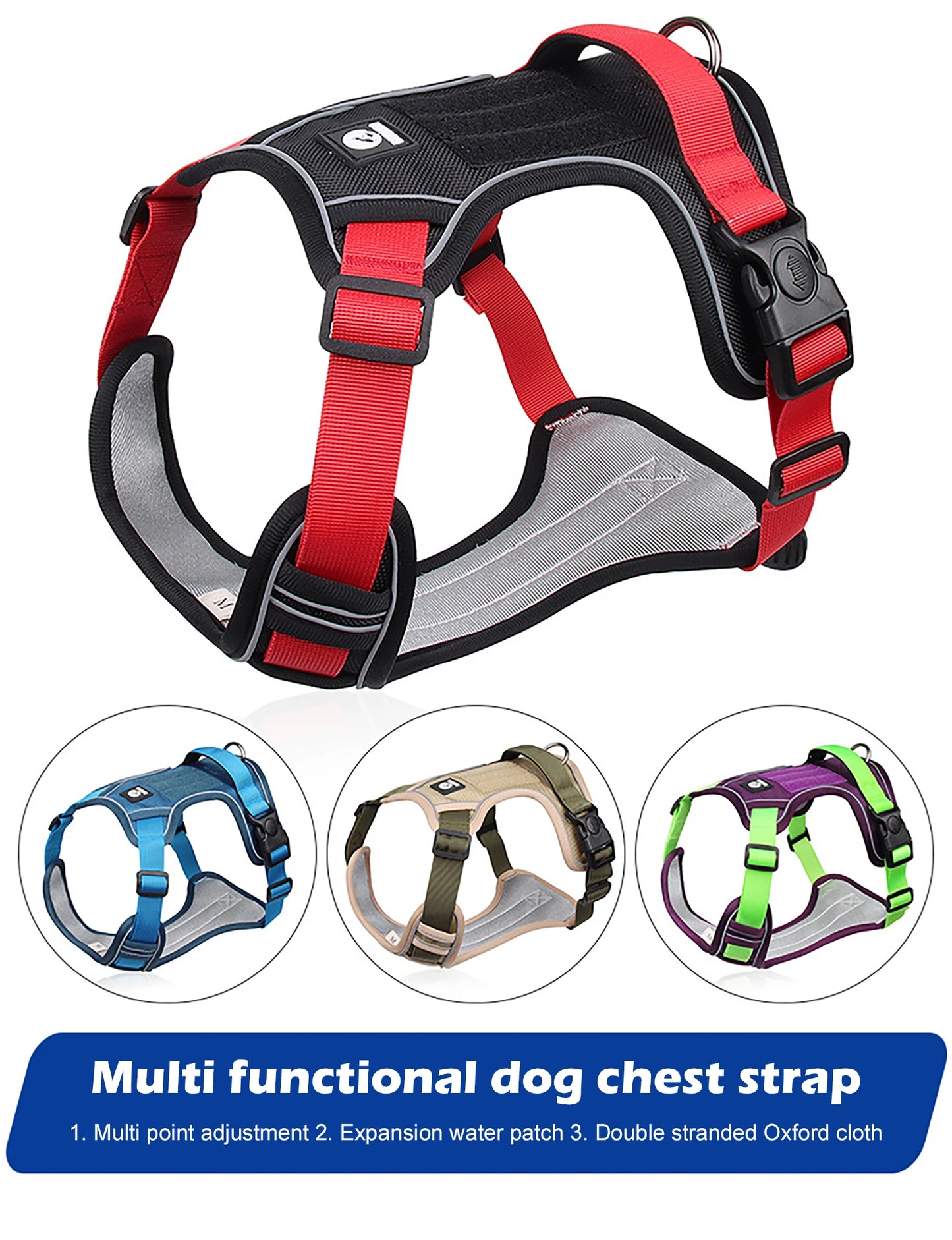 Dog Harness Reflective Midium Large Dogs