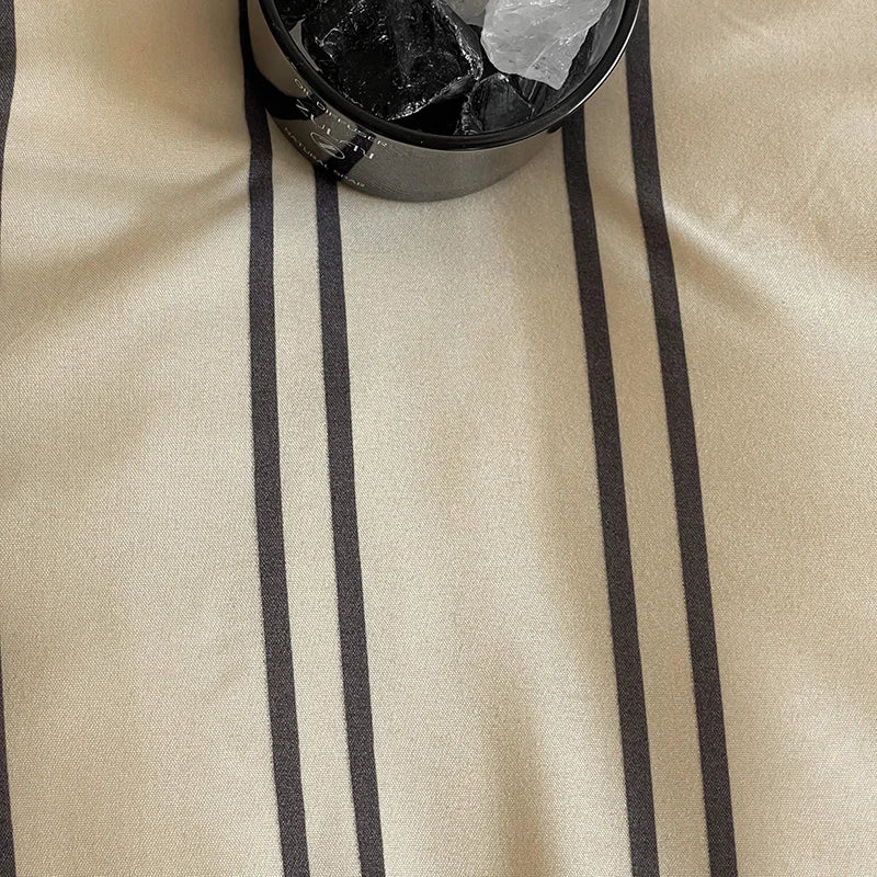 Stripe Bedding Comforter Set with Pillowcase bed sheet