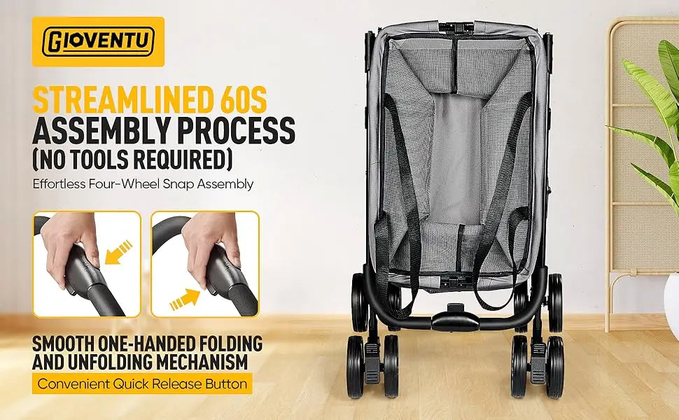 𝐈𝐦𝐩𝐫𝐨𝐯𝐞𝐝 𝐕𝐞𝐫𝐬𝐢𝐨𝐧 Folding Shopping Cart for Groceries,