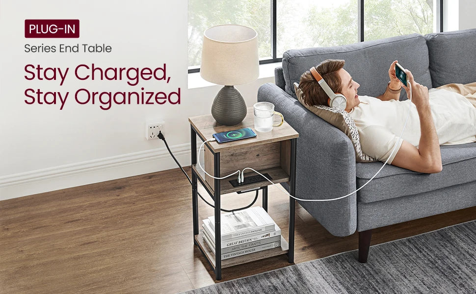 Nightstand For Living Room, Bedroom,