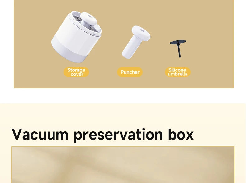 Wireless Kitchen Tools Handheld Food Bag Vaccum Sealer
