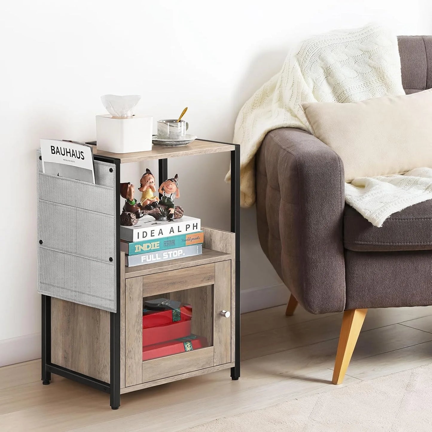 Nightstand Storage Organizer for Bedroom