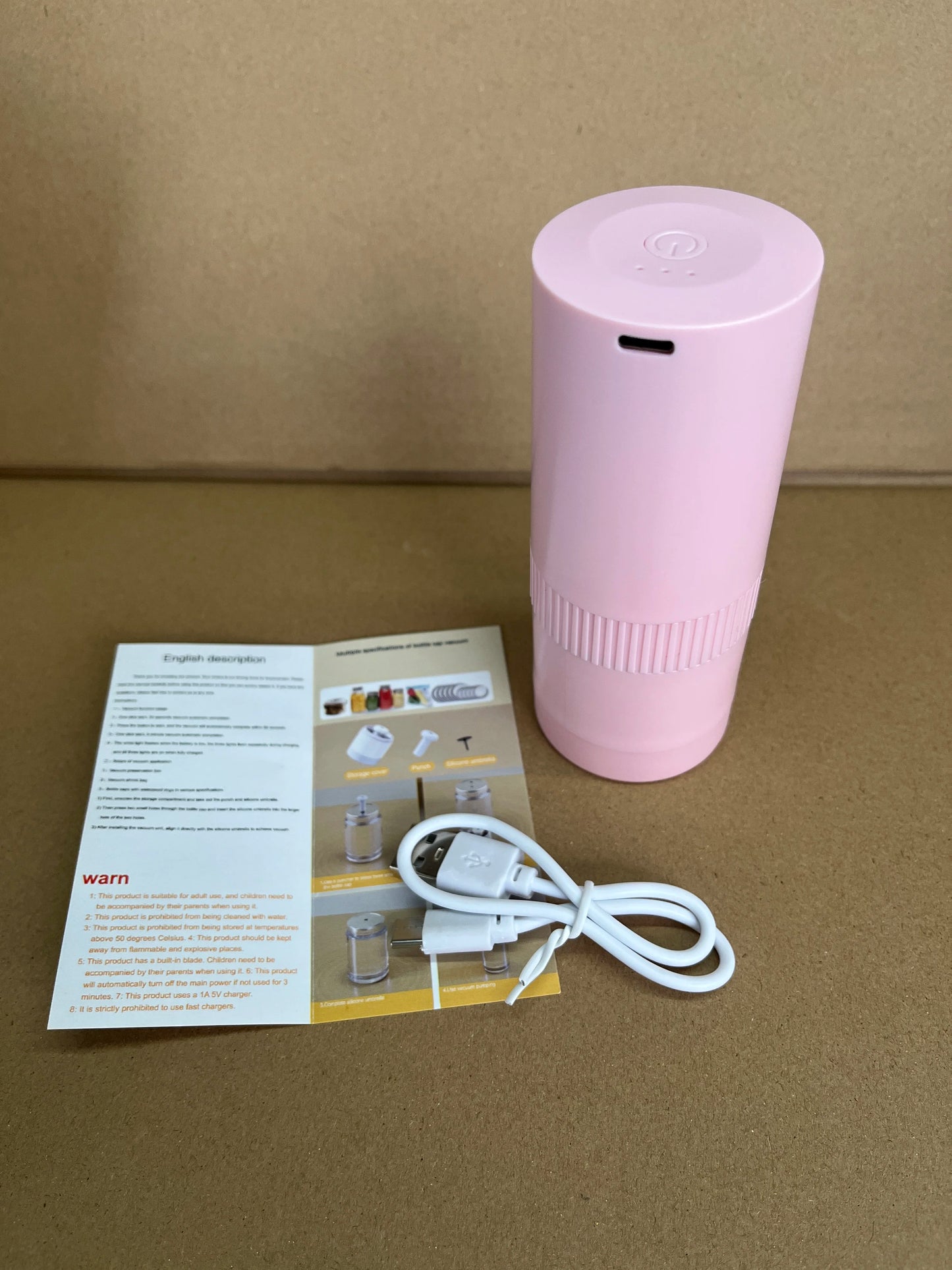 Wireless Kitchen Tools Handheld Food Bag Vaccum Sealer