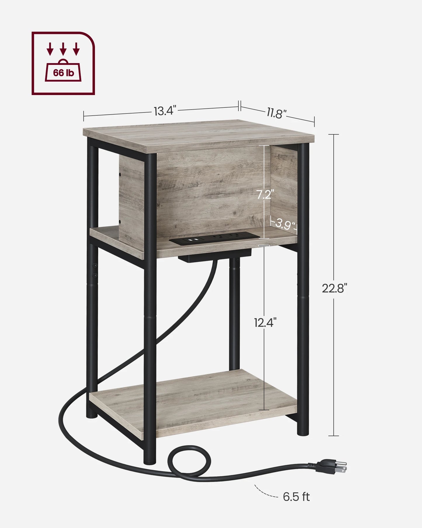 Nightstand For Living Room, Bedroom,