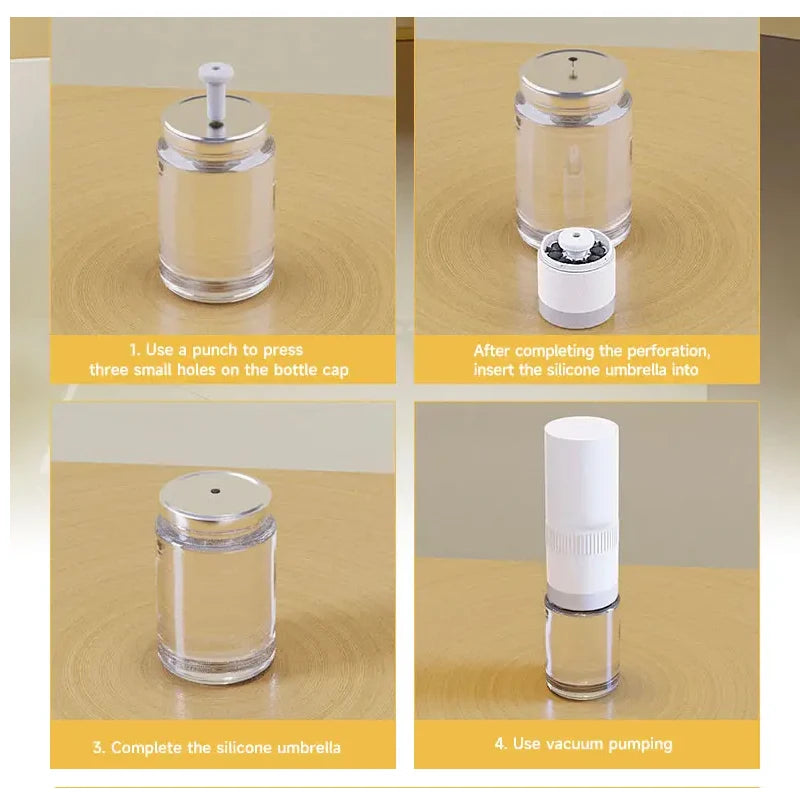 Wireless Kitchen Tools Handheld Food Bag Vaccum Sealer
