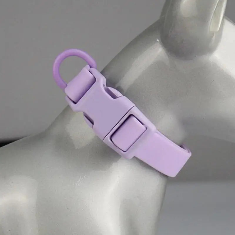 Macaron Colored Dog Pet Collars High Quality Waterproof