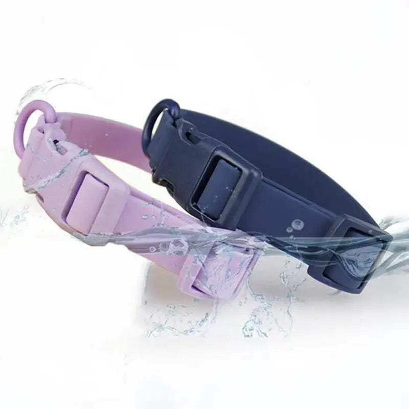 Macaron Colored Dog Pet Collars High Quality Waterproof