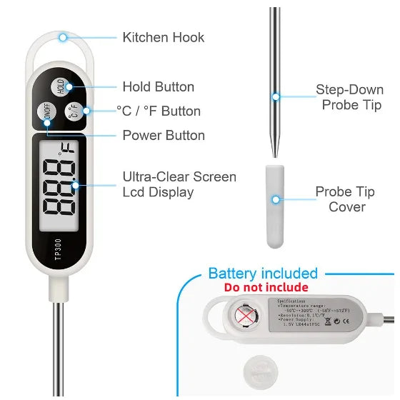 Electronic Oven Food Thermometer Tool