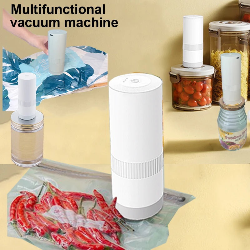 Wireless Kitchen Tools Handheld Food Bag Vaccum Sealer