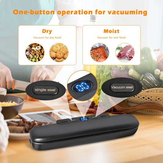 saengQ Vacuum Sealer Packaging Machine Food Vacuum Sealer