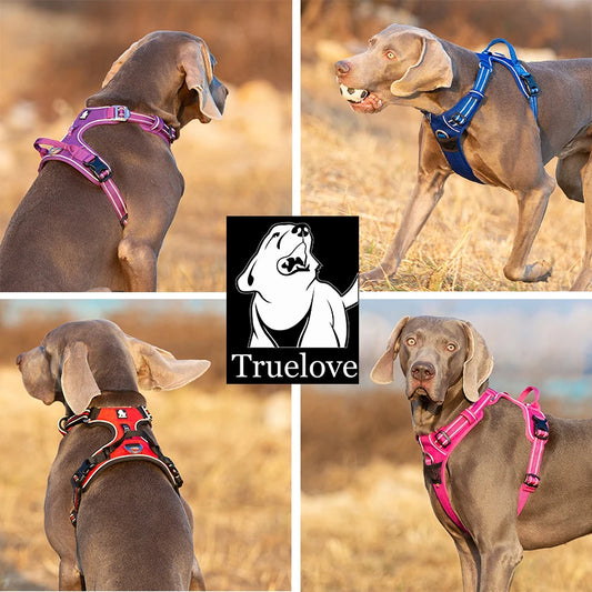 Truelove Pet Reflective Nylon Dog Harness No Pull