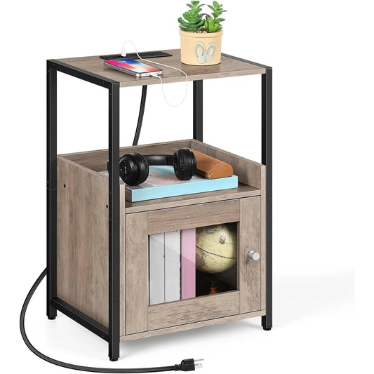 Nightstand Storage Organizer for Bedroom