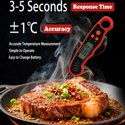 Quick Digital Food Thermometer  Waterproof
