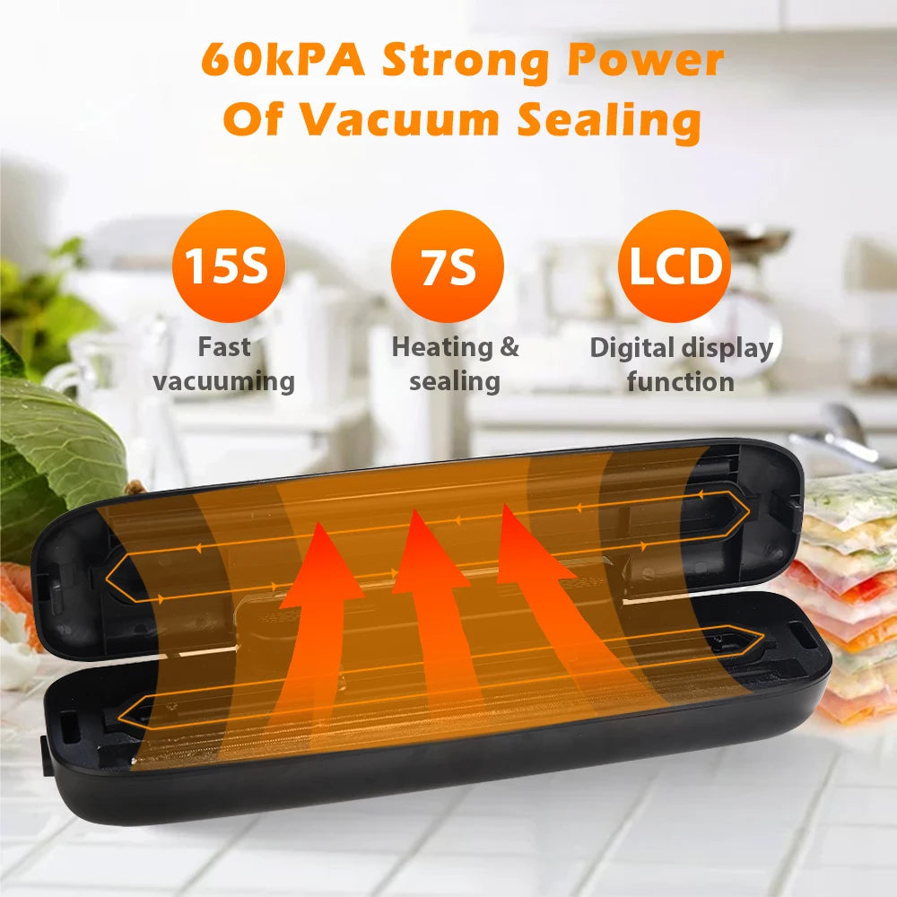 saengQ Vacuum Sealer Packaging Machine Food Vacuum Sealer