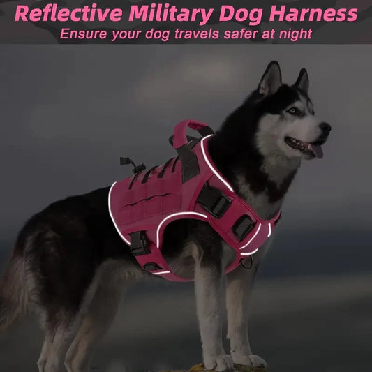 Adjustable No-Pull Tactical Dog Harness