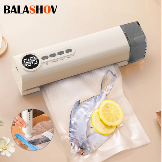 3 in 1 Eletric Vacuum Packer Small Sealing Machine For Sealing Degasser Home And Kitchen