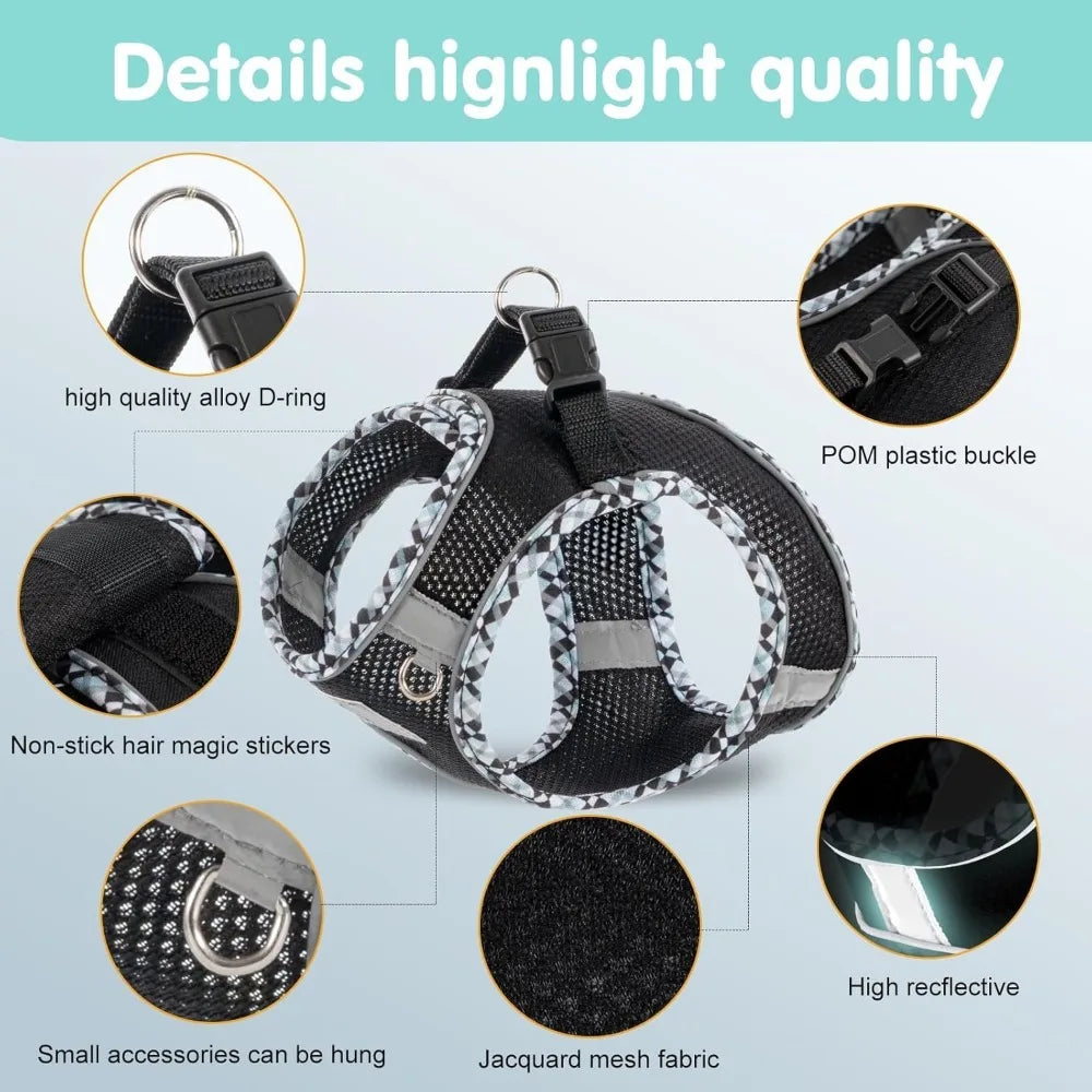 Dog Harness and Leash Set, No Pull Pet Harness