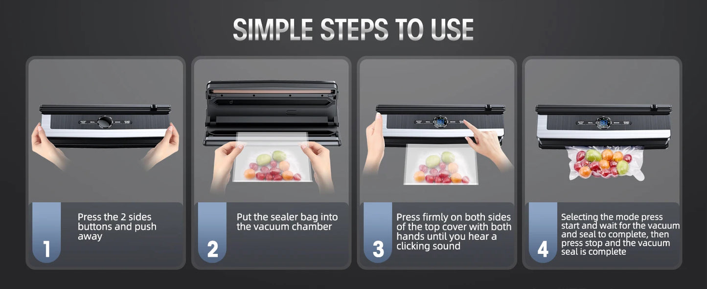 Vacuum Sealer Automatic Air Sealing Food Vacuum Sealer Machine