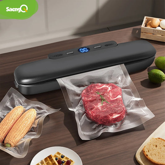 saengQ Vacuum Sealer Packaging Machine Food Vacuum Sealer