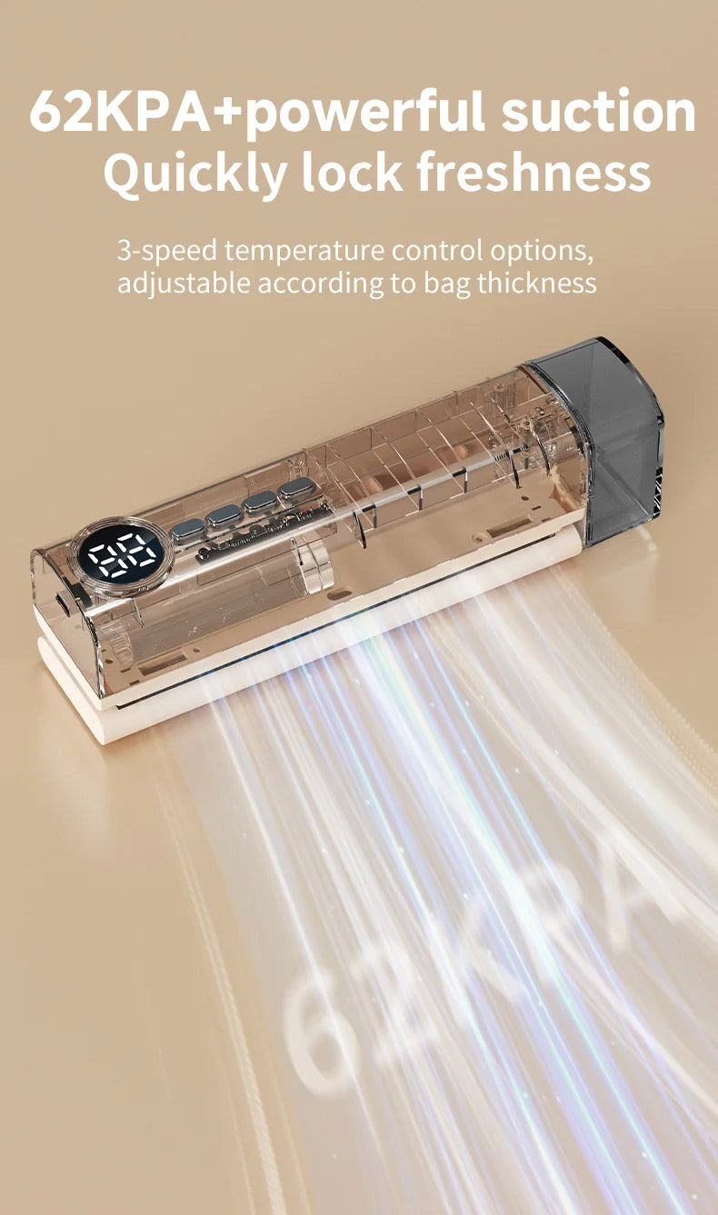 3 in 1 Eletric Vacuum Packer Small Sealing Machine For Sealing Degasser Home And Kitchen