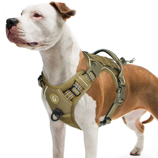 Tactical Dog Harness, No Pull Dog Harness,