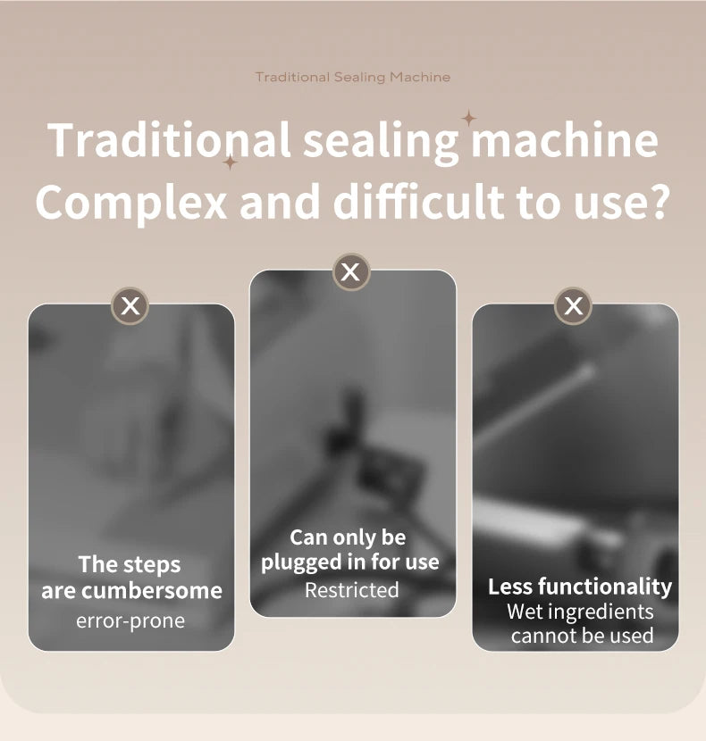 3 in 1 Eletric Vacuum Packer Small Sealing Machine For Sealing Degasser Home And Kitchen