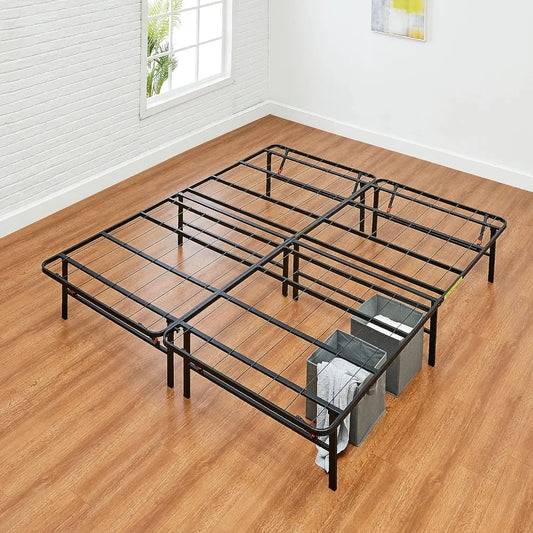 Bed Frame with Storage,, No Box Spring Needed,